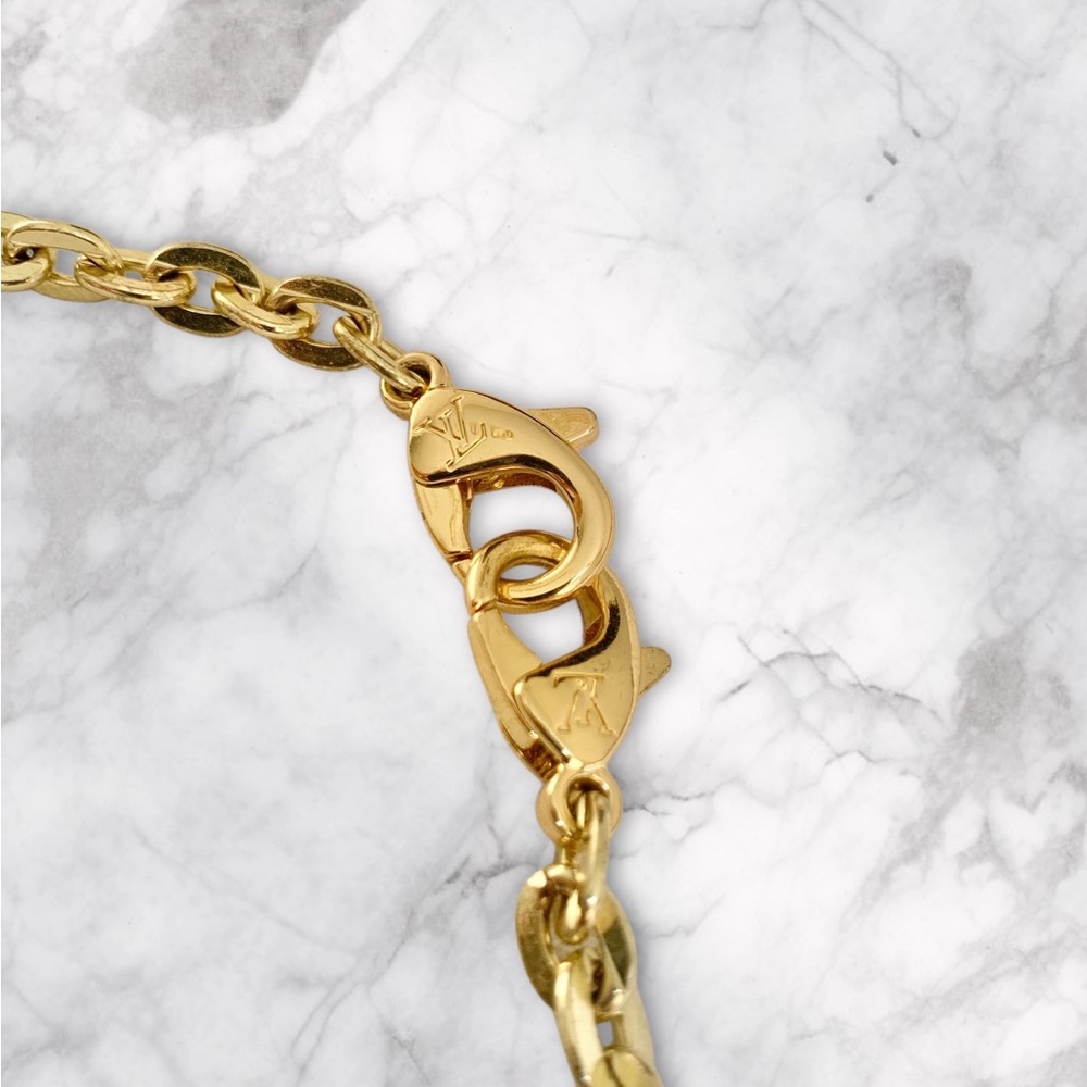 LOUIS VUITTON GOLD CHAIN LOBSTER CLASP BAG STRAP - Picture 2 of 6
